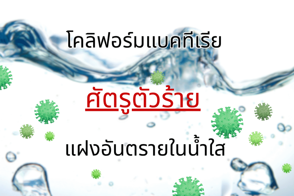 โคลิฟอร์มแบคทีเรีย ศัตรูตัวร้าย แฝงในน้ำใส